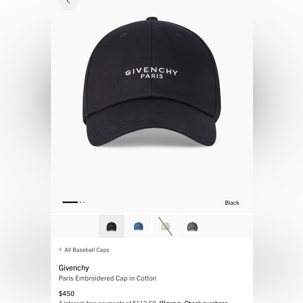 Givenchy Cap NWT - image 7